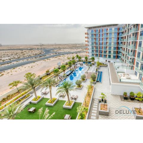 Posh Studio at Celestia A Dubai South by Deluxe Holiday Homes