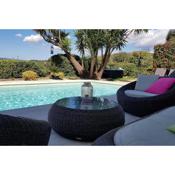 Rez de Villa, vue magnifique, piscine chauffée privée, spa