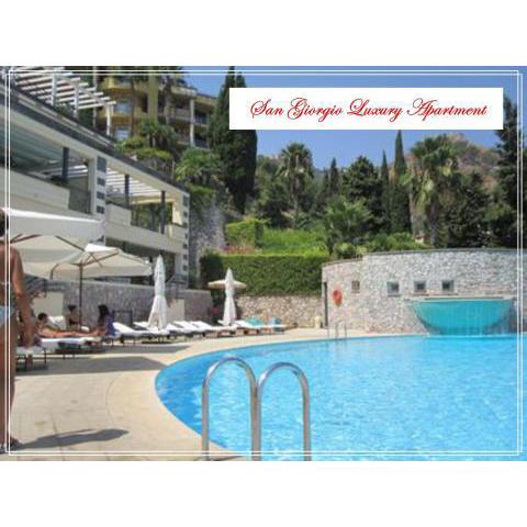 San Giorgio Luxury Apartment Taormina-Panoramic Pool & Parking Space