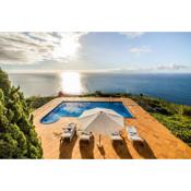 Secluded Sunset Villa set in lush mature gardens with amazing sea view