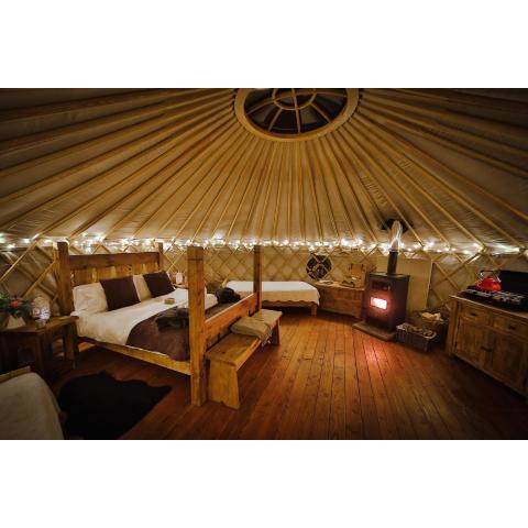 Secret Cloud House Holidays Luxury Yurts with Hot Tubs