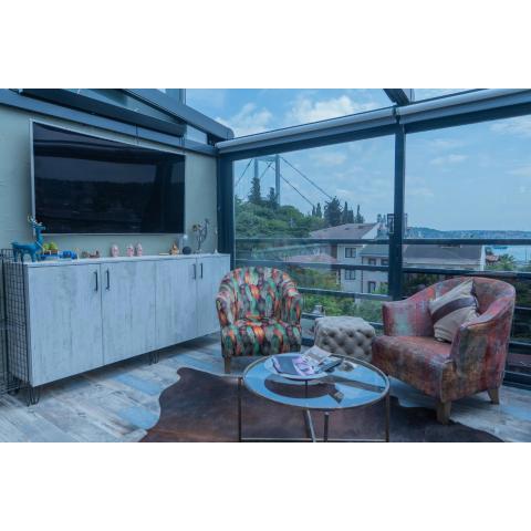 Sky View with Bosphorus & Alexa Smart Home