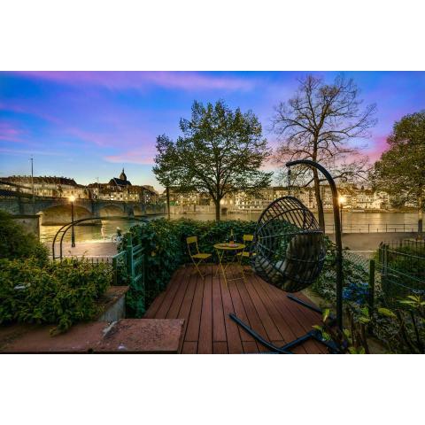 Stadtwohnung am Wasser I Terrasse mit Rheinblick I NETFLIX I APPLE TV