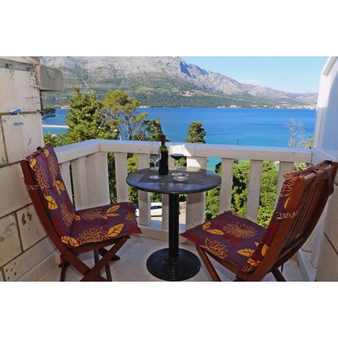 Studio apartment in Korcula with Seaview, Balcony, Air condition, WIFI (116-1)