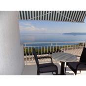 Studio apartment in Moscenicka Draga with sea view, terrace, air conditioning, WiFi 4364-2