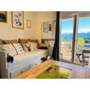 Studio au pied des pistes avec vue • wifi • balcon ...