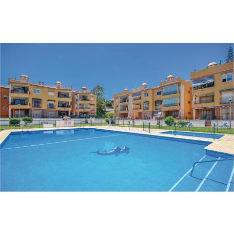 Stunning apartment in Mijas Costa with 2 Bedrooms and Outdoor swimming pool