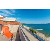 Stunning apartment in Turanj, Biograd na mo with WiFi and 1 Bedrooms