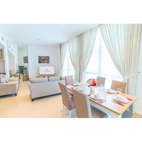 Stunning Furnished 2BR Apt in the heart of Dubai Marina- EVA