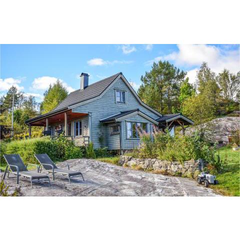 Stunning home in Aksdal with WiFi and 4 Bedrooms