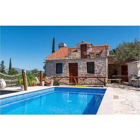 Stunning home in Koricenica with 1 Bedrooms, Outdoor swimming pool and WiFi