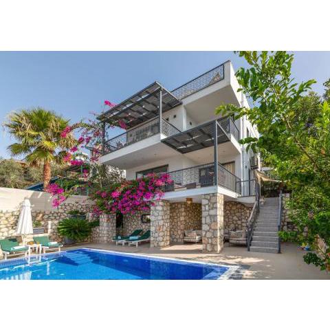 Stunning Villa in Kalkan With Pool and Sea Vistas