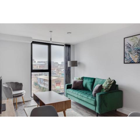 Stylish Contemporary 1BR Apartment in Birmingham