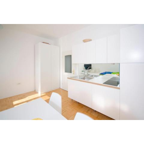 The cute, sunny apartment in the center +P