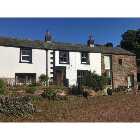 The loft at Scalehouse farm near Renwick Cumbria