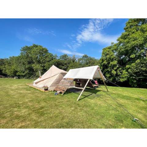 Tinker the Bell Tent at Pentref Luxury Camping