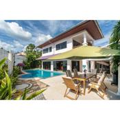 Villa Amaya, 2 Story Tropical Oasis with Green Hills View & Pool, Kamala Beach