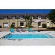 Villa de 4 chambres avec piscine privee jardin clos et wifi a Cricqueville en Bessin a 3 km de la plage