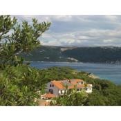 Villa Frane with panoramic sea views