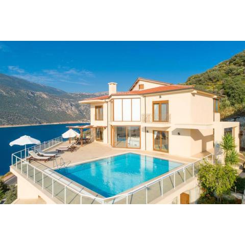 Villa Lara with private pool and sea view, located in Antalya Kaş Peninsula