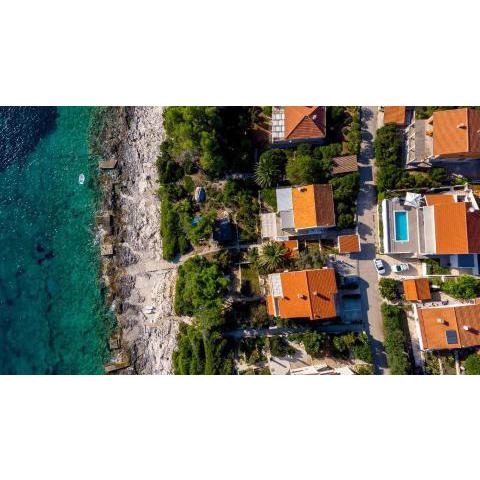 Villa Marinovic near Vela Luka, beachfront