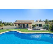 Villa Pou d,Ambroitx, pool and sea views in Alcudia