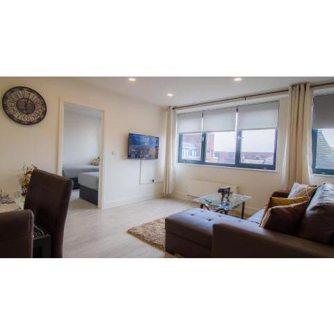 Virexxa Bedford Centre - Supreme Suite - 2Bed Flat with Free Parking & Gym