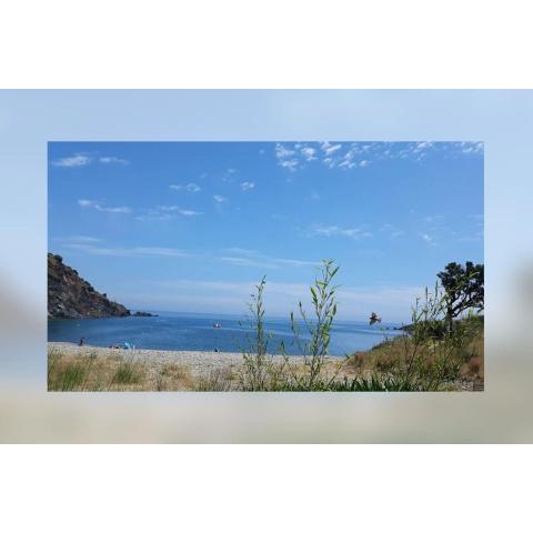 Vue mer, crique de Peyrefite, Cerbère-Banyuls.